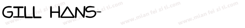 gill hans字体转换